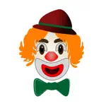 Funny Clown Stickers App Cancel