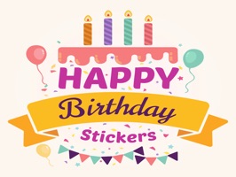 Birthday Wishes Stickers.