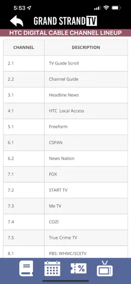 Game screenshot GSTV's Grand Strand Guide hack