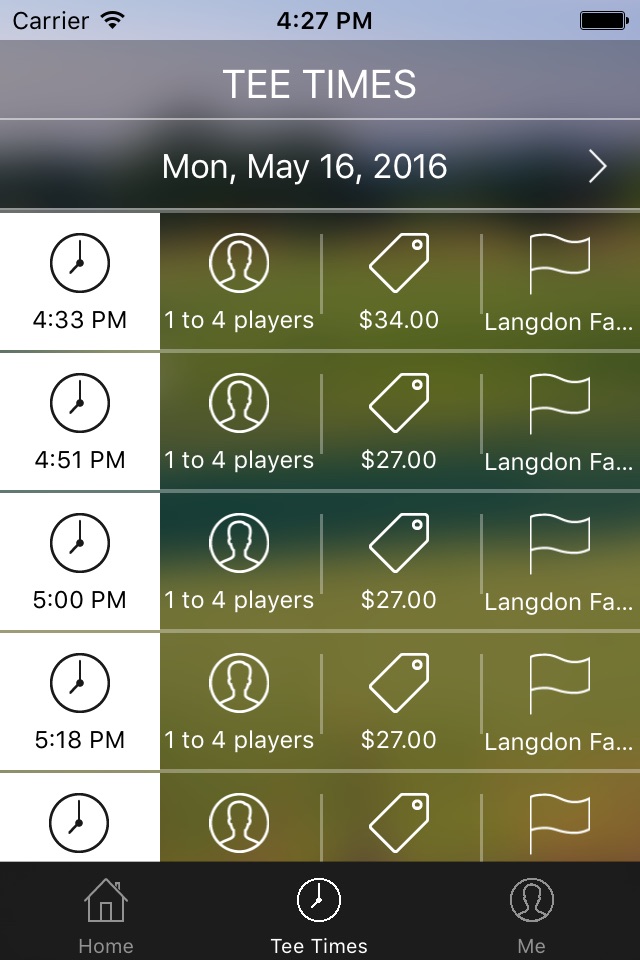 Langdon Farms Golf Tee Times screenshot 3