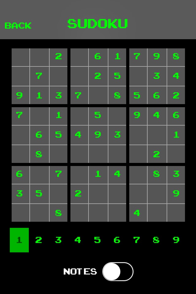 8-Bit Sudoku screenshot 2