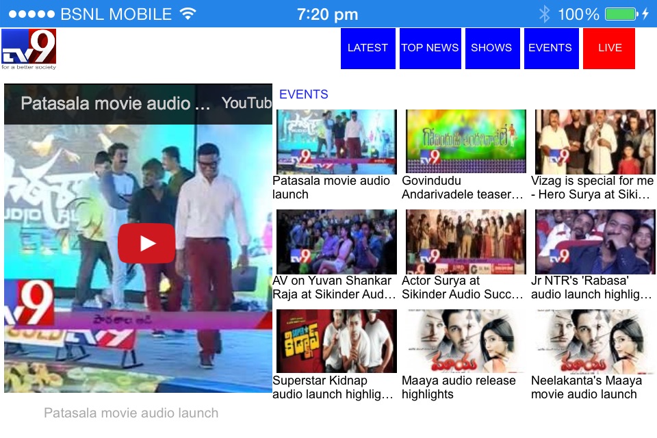 Tv9 Telugu screenshot 4