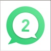 Icon Dual Web Messenger Chat