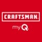 The CRAFTSMAN® myQ App allows you to easily open, close, or check the status of your garage door from anywhere using your mobile device