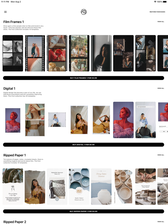 Vostok — Story & Collage Maker Screenshots