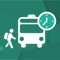 The Application allows you to follow your kids from the pick up to the drop off point of the school bus