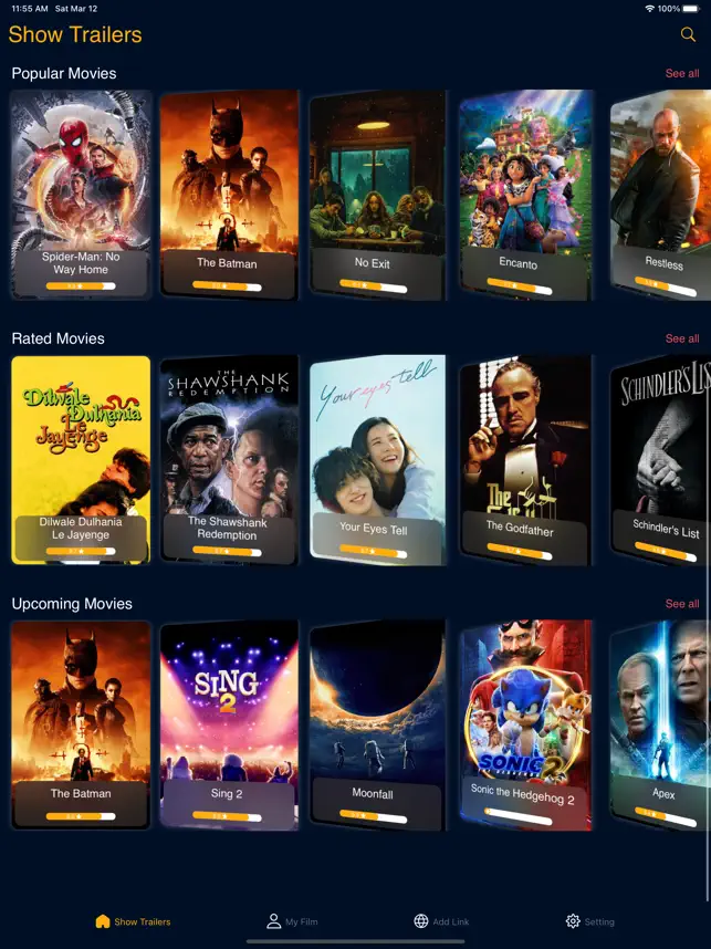 Screenshot 1 BOX Movie Browser iphone