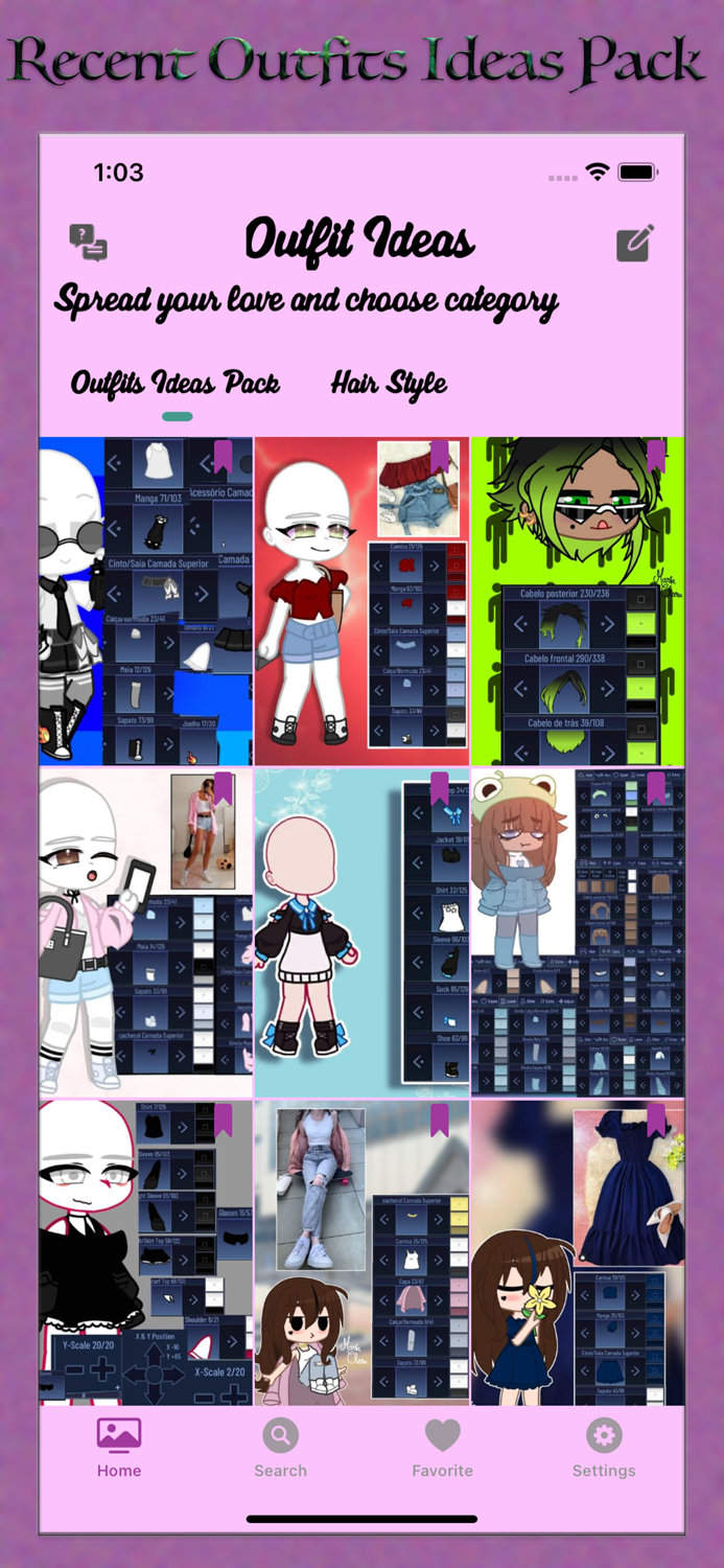 Outfits Ideas Gacha Wallpapers