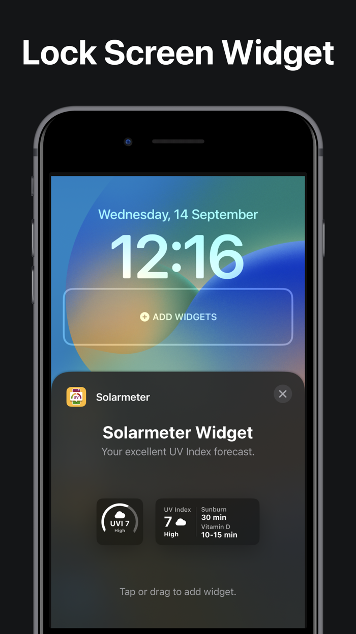 Solarmeter UV Index Widget