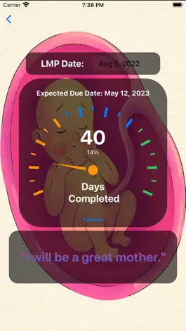 Game screenshot Pregnancy Affirmations apk
