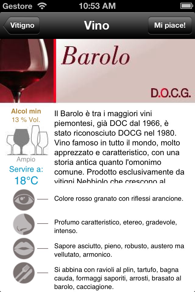 Vini Italiani - Piemonte screenshot 4