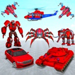 Flying Spider Robot Car Games