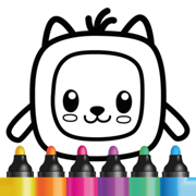 儿童学习绘画：3-6岁宝宝涂色画画软件
