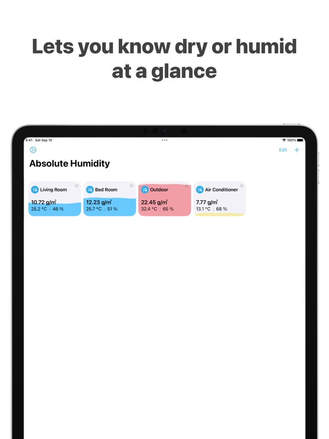 [Updated] Absolute Humidity iPhone/iPad app not working (down), white