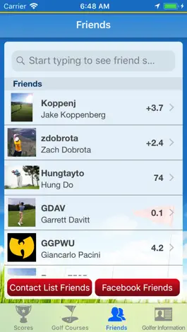 Game screenshot Diablo Golf Handicap Tracker hack