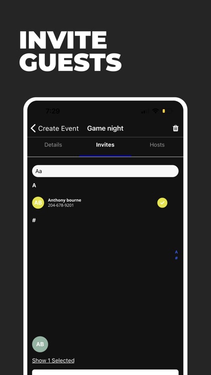 The List - Easy Event Planning screenshot-3