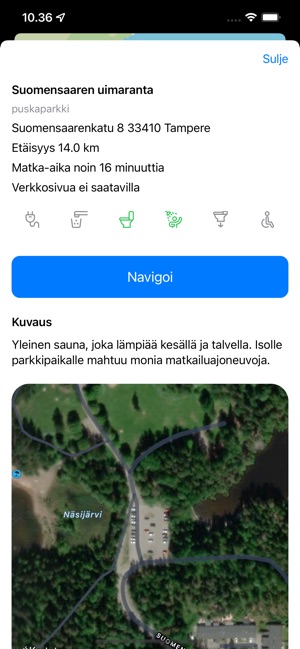 Camping Finland App Storessa