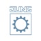 This JUNG app works on the basis of Bluetooth Low Energy