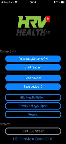 Game screenshot HRV Health mod apk