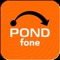 PondFone's accompanying softphone app to the PondFone platform