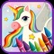 Unicorn coloring games is a fun and informative application for children of all ages, particularly those who love unicorn and colouring