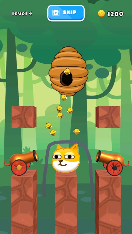 Dog vs Bee - Puzzle Game screenshot-3