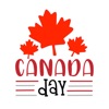Lovely Canada Day Stickers