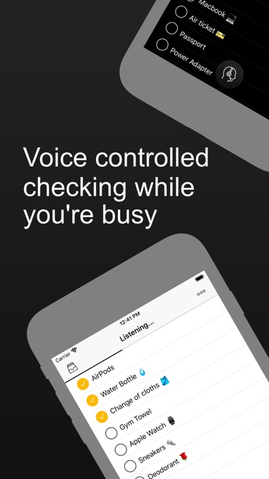 ForgetNot -Reusable checklists