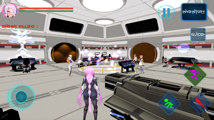 Anime War School Girl Epic Sim screenshot-9