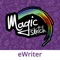 Magic Sketch™ by Boogie Board® is a fun electronic writing tablet that lets kids doodle, trace, and play in vivid rainbow colors