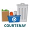 Garbage and recycling schedules and reminders for City of Courtenay, BC