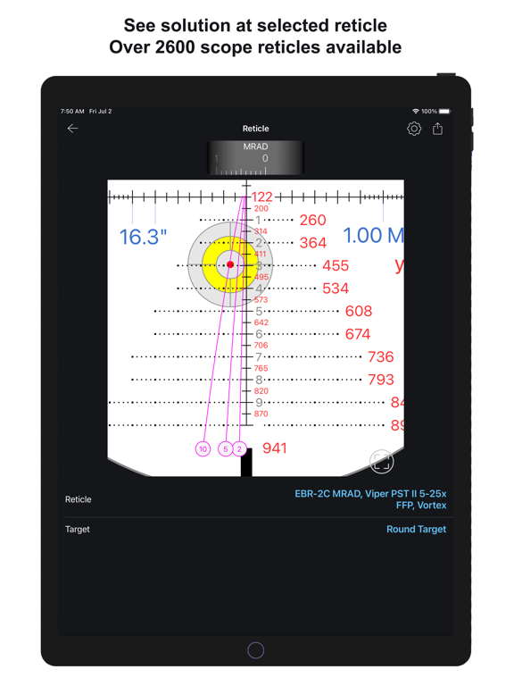 Chairgun Elite Ballistic Tool Screenshots