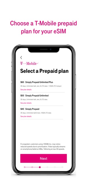 Rouwen Plantage Disciplinair T-Mobile Prepaid eSIM on the App Store