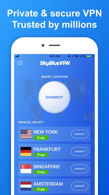 SkyBlueVPN: VPN Fast & Secure