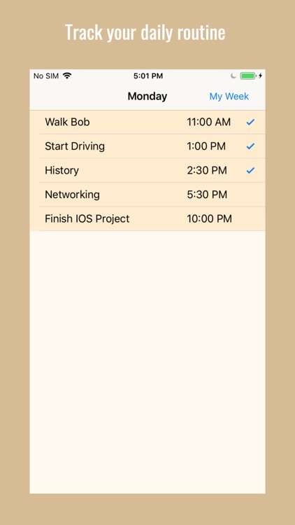 DailyRoutine - Task Tracker