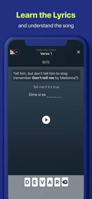 Learn Spanish with Lirica(圖3)-速報App