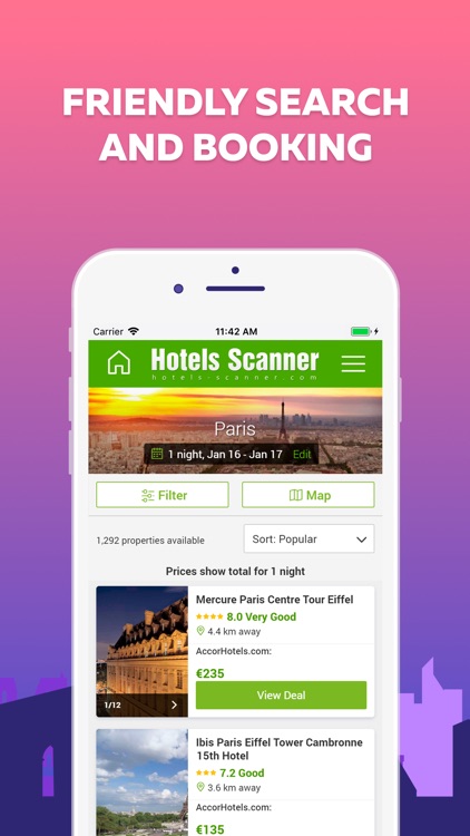 Hotels Scanner - find hotels