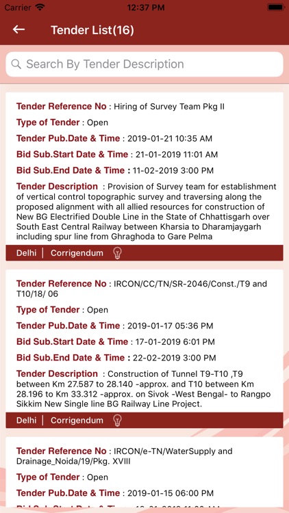 IRCON Tenders Info screenshot-3