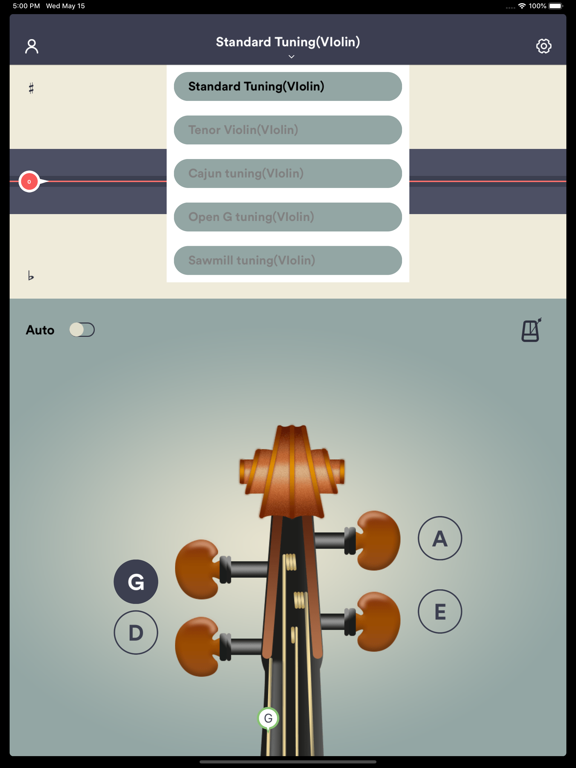 バイオリンチューナー : チューナー とメトロノームのおすすめ画像2