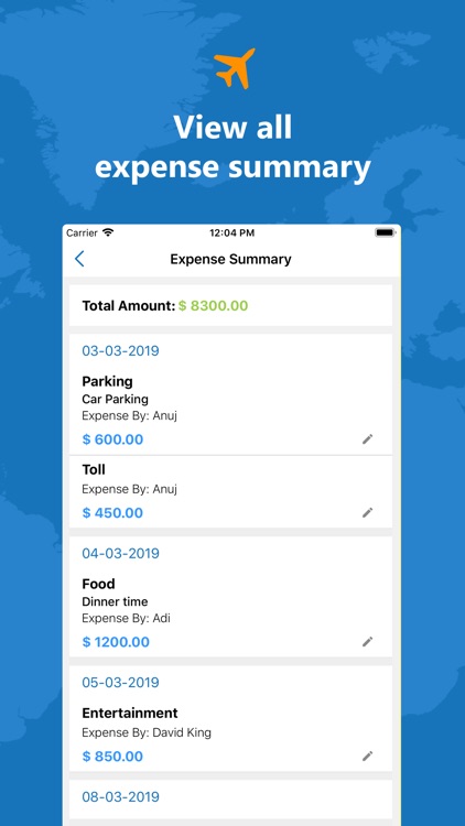 Travel Expense Dairy screenshot-5