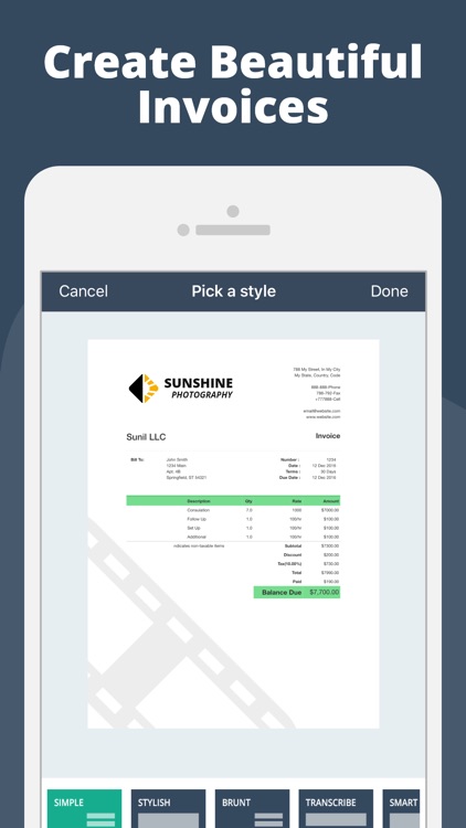 Invoice: Purchase Order Maker