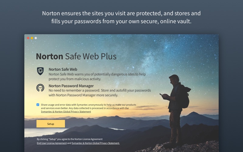 Norton Safe Web Plus Screenshot