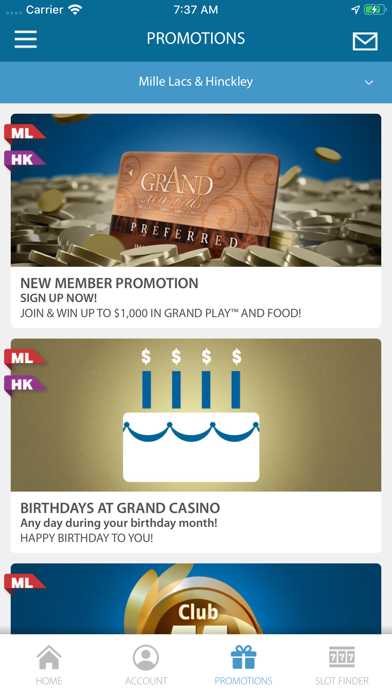 Grand Casino MN screenshot 3