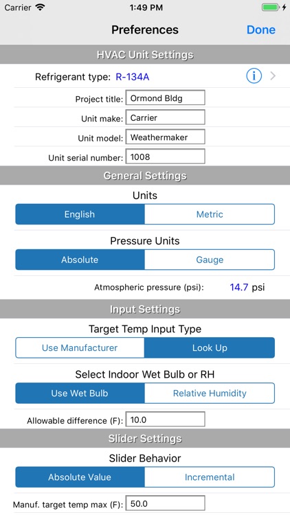 HVAC RefCharge screenshot-6