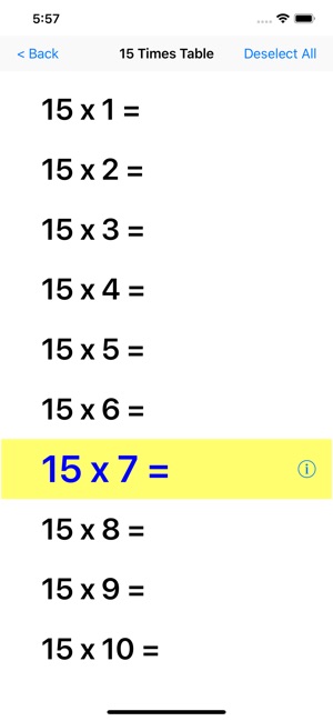 Multiplication Times Tables II(圖2)-速報App