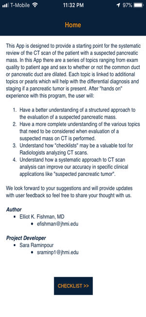 CTisus Pancreas Mass Checklist