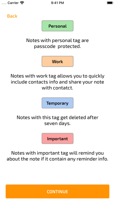 Easy Notes screenshot 2