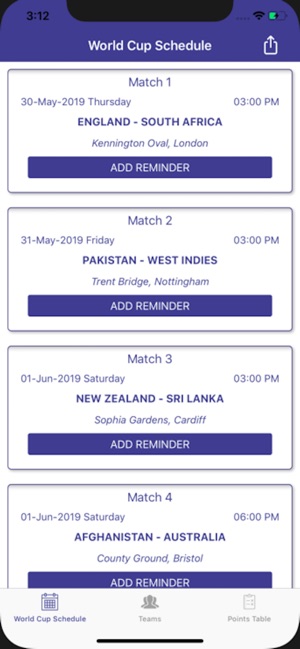 Cricket Fever- CWC 19 Updates(圖2)-速報App