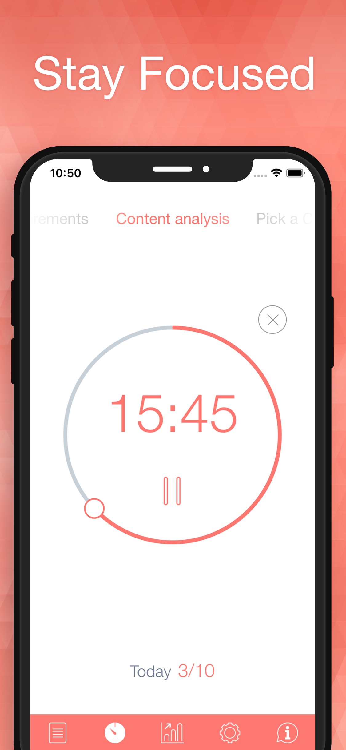 Screenshot do app Be Focused Pro - Focus Timer