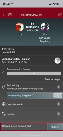 Game screenshot FC Augsburg - Team Manager hack